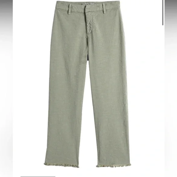 Frank & Eileen Kinsale Trouser Italian Performance Linen Sage Size 10 - Picture 4 of 9